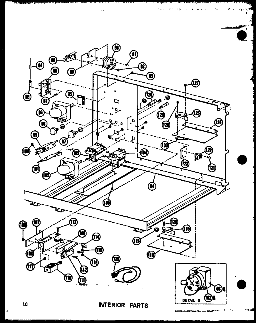 INTERIOR PARTS (RCC-3/P72771-1M) (RCC-3-C/P72771-1MC) (RCC-3-AG/P72771-1MG) (RCC-3-A/P72771-1MA) (RCC-3/P72771-2M) (RCC-3-L1/P72771-2ML) (RCC-3-C1/P72771-2MC) (RCC-3-A1/P72771-2MA) (RCC-3-AG1/P72771-2MG) (RCC-4-C/P72778-1MC) (RCC-4-A/P72778-1MA) (RCC-4/P7