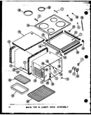 Main top & lower oven assembly (rcc-3/p72771-1m) (rcc-3-c/p72771-1mc) (rcc-3-ag/p72771-1mg) (rcc-3-a/p72771-1ma) (rcc-3/p72771-2m) (rcc-3-l1/p72771-2ml) (rcc-3-c1/p72771-2mc) (rcc-3-a1/p72771-2ma) (rcc-3-ag1/p72771-2mg) (rcc-4-c/p72778-1mc) (rcc-4-a/p7277