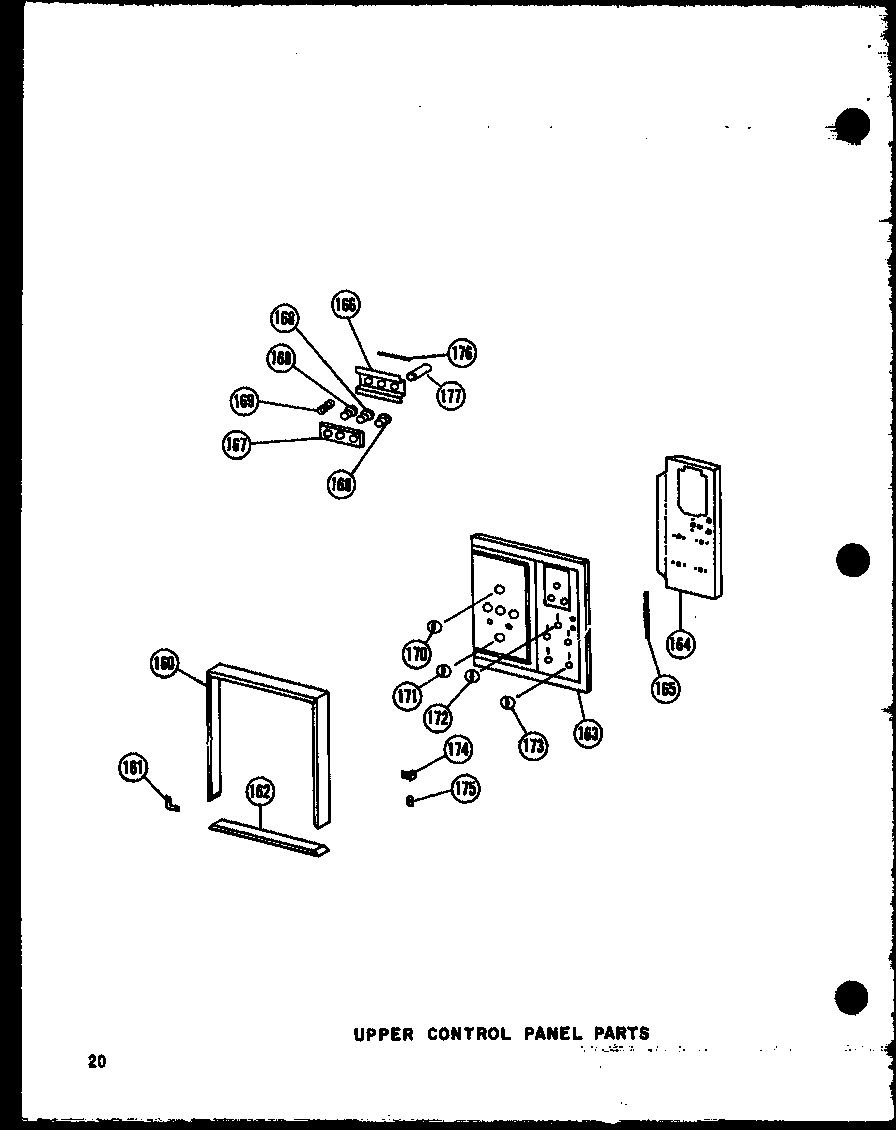 Upper control panel parts (rcc-3/p72771-1m) (rcc-3-c/p72771-1mc) (rcc-3-ag/p72771-1mg) (rcc-3-a/p72771-1ma) (rcc-3/p72771-2m) (rcc-3-l1/p72771-2ml) (rcc-3-c1/p72771-2mc) (rcc-3-a1/p72771-2ma) (rcc-3-ag1/p72771-2mg) (rcc-4-c/p72778-1mc) (rcc-4-a/p72778-1ma