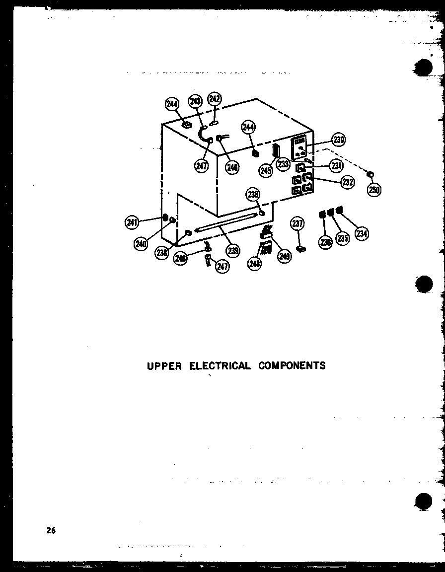 UPPER ELECTRICAL COMPONENTS (RCC-3/P72771-1M) (RCC-3-C/P72771-1MC) (RCC-3-AG/P72771-1MG) (RCC-3-A/P72771-1MA) (RCC-3/P72771-2M) (RCC-3-L1/P72771-2ML) (RCC-3-C1/P72771-2MC) (RCC-3-A1/P72771-2MA) (RCC-3-AG1/P72771-2MG) (RCC-4-C/P72778-1MC) (RCC-4-A/P72778-1