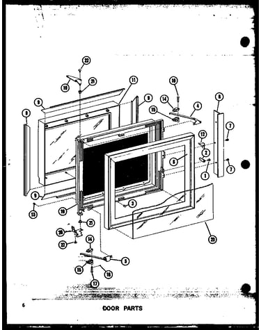 Door parts (rcc-3-c1/p73408-1mc) (rcc-3/p73408-1m) (rcc-3-a1/p73408-1ma) (rcc-3-ag1/p73408-1mg) (rcc-3-l1/p73408-1ml) (rcc-4-c1/p73409-1m) (rcc-4-ag1/p73409-1m) (rcc-4/p73409-1m) (rcc-4-a1/p73409-1m) (rcc-4-l1/p73409-1m)