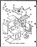 Lower oven cabinet assembly (rcc-3-c1/p73408-1mc) (rcc-3/p73408-1m) (rcc-3-a1/p73408-1ma) (rcc-3-ag1/p73408-1mg) (rcc-3-l1/p73408-1ml) (rcc-4-c1/p73409-1m) (rcc-4-ag1/p73409-1m) (rcc-4/p73409-1m) (rcc-4-a1/p73409-1m) (rcc-4-l1/p73409-1m)