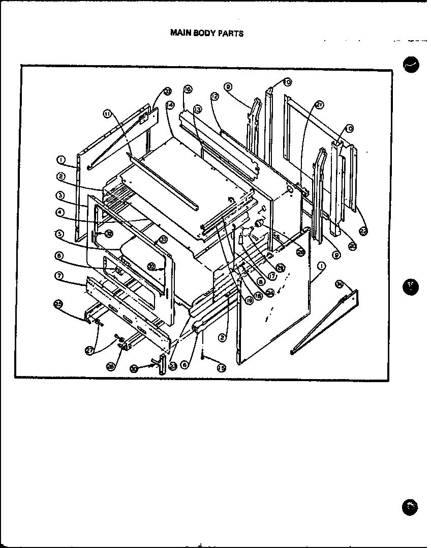 MAIN BODY PARTS (EHA312) (EHA314) (EHA335) (EJA312) (EJA314) (EJA335) (EHA394) (EJA394) (EHA315) (EJA315) (EHA395) (EJA395) (EHA112) (EHA312-OP) (EHA353) (EJA367) (EJA397)