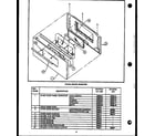 Caloric EHA312-OP oven door assembly w/window (eha312) (eha314) (eja312) (eja314) (eha394) (eja394) diagram