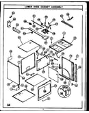 Lower oven cabinet assembly (evp394) (evp399)