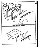 Oven door parts (evp394) (evp399)