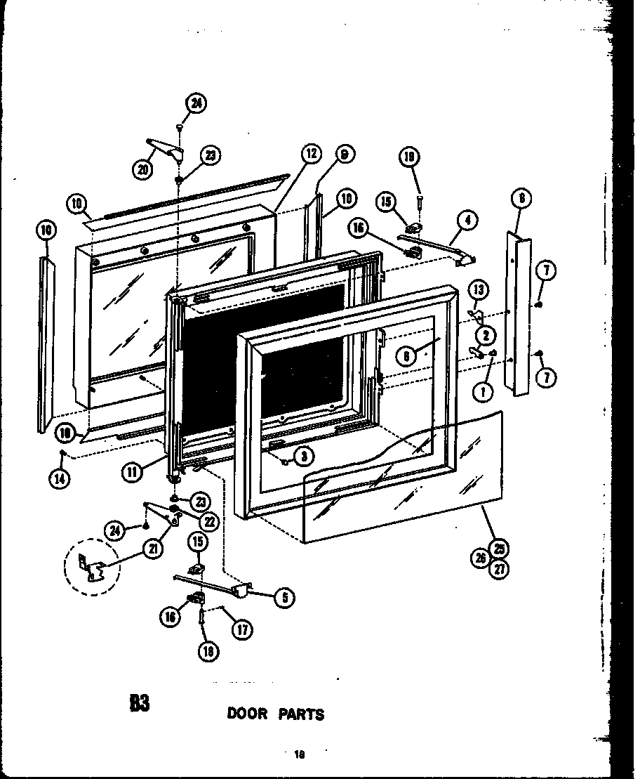 Door parts (evp394) (evp399)