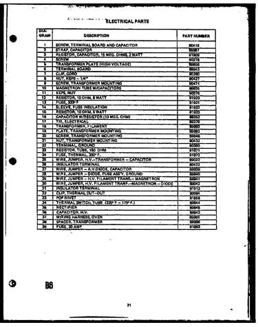 Control parts (evp399)