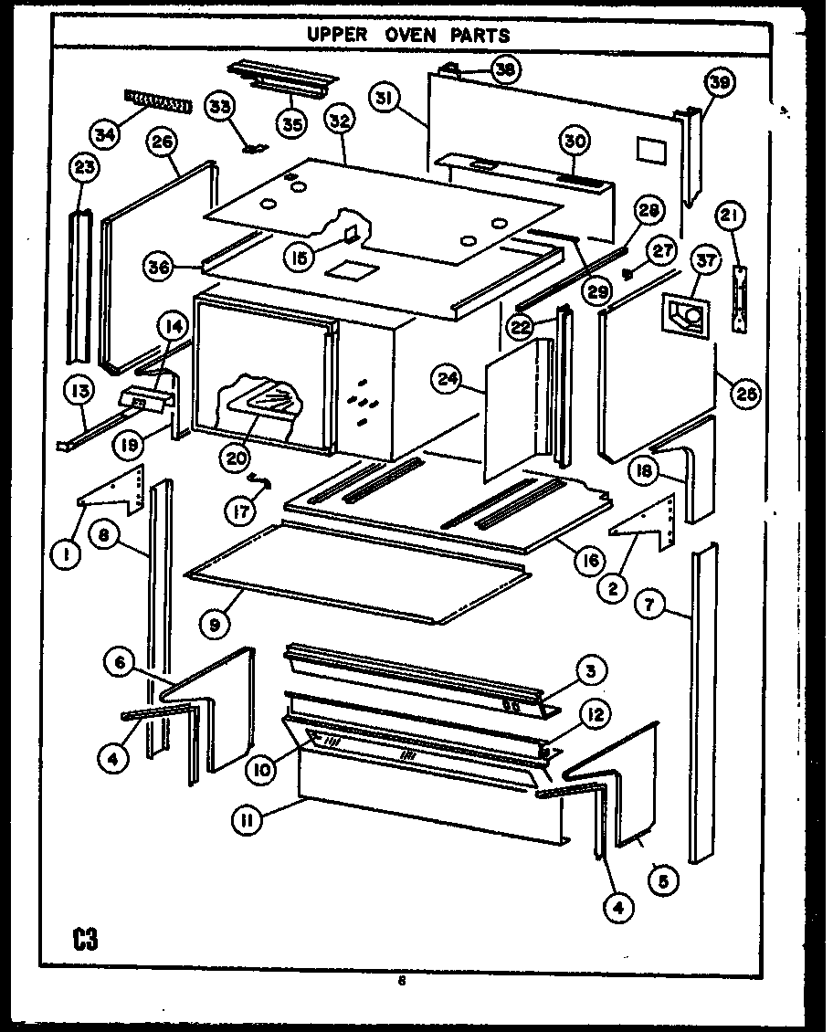 UPPER OVEN PARTS (RVP397) (RVP399)