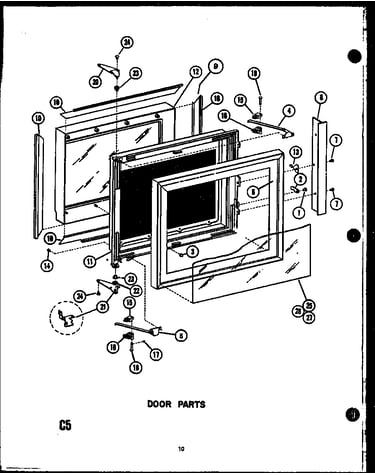 Door parts (rvp397) (rvp399)