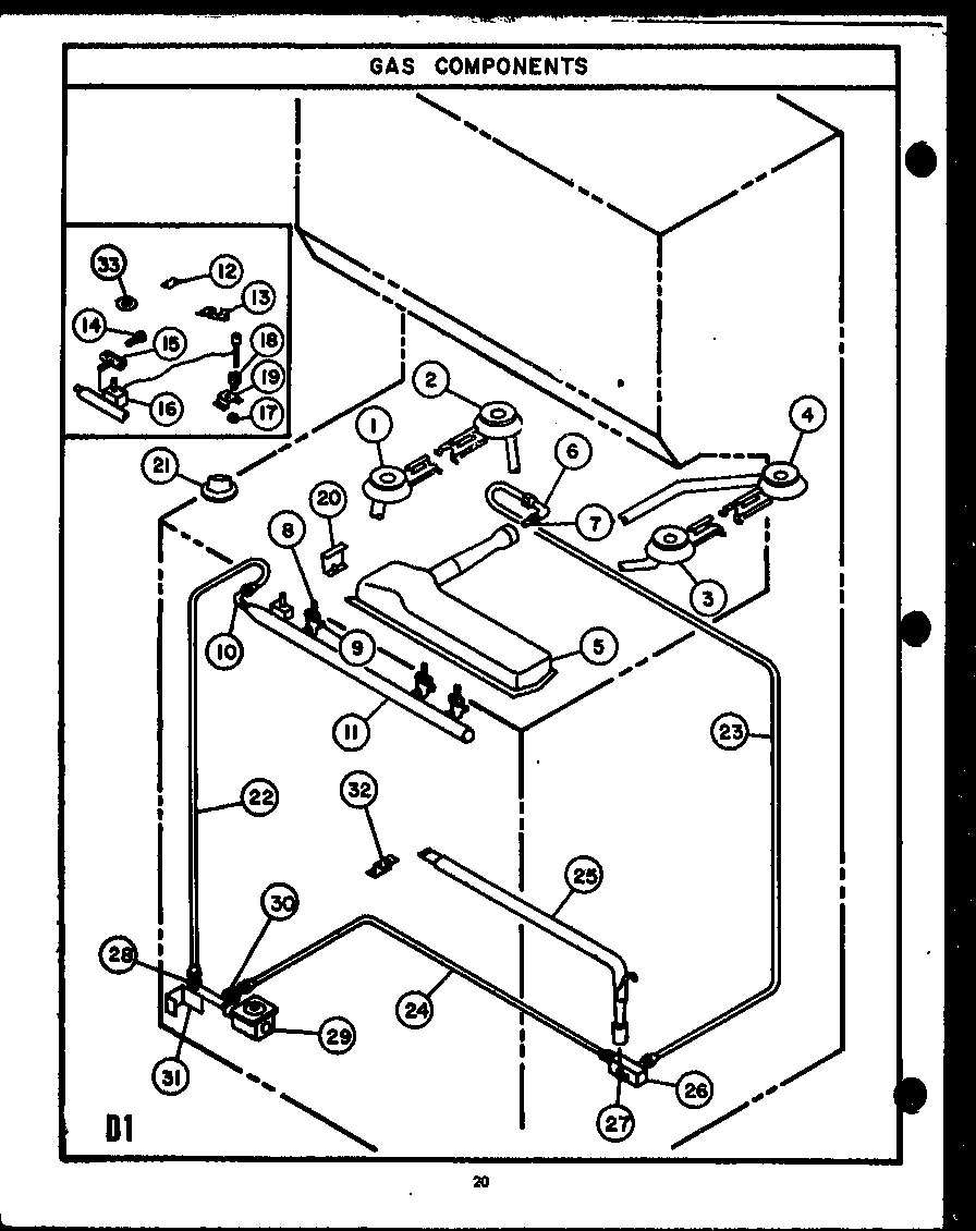 GAS COMPONENTS (RVP397) (RVP399)