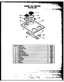 Range top section