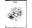 Modern Maid FCU146 cabinet section (fcu158) diagram