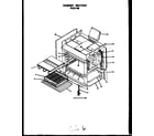 Modern Maid FCU158 cabinet section (fcu146) diagram