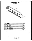Standard back rail
