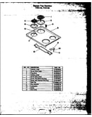 Range top section