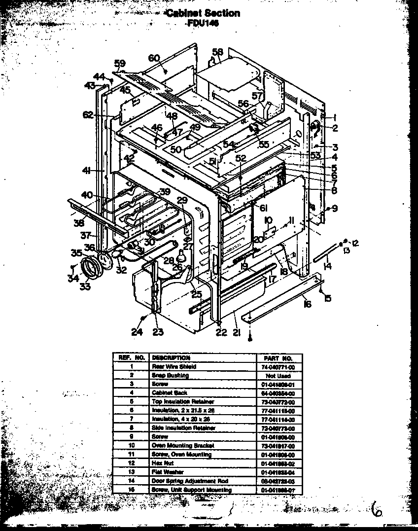 Cabinet section (fdu146)