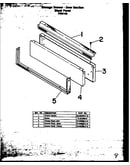 Storage drawer-door section (fdu146)