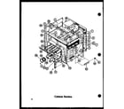 Amana CC5/P2727106S cabinet section (admic/p8554805s) (admic/p8592801s) (admic/p8592803s) diagram