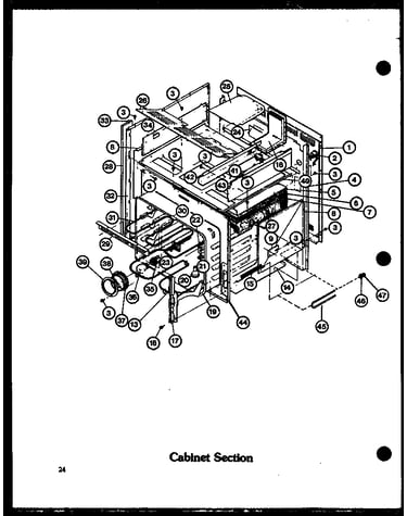 Cabinet section (admic/p8554805s) (admic/p8592801s) (admic/p8592803s)