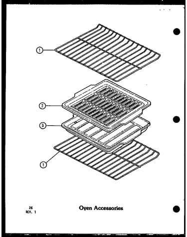 Oven accessories (admic/p8554805s) (admic/p8592801s) (admic/p8592803s)