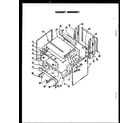 Caloric EJS306 cabinet assembly diagram