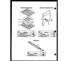 Caloric ESS306-2D oven accessories/high voltage section/mini rail diagram