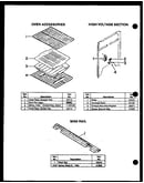 Oven accessories/high voltage section/mini rail