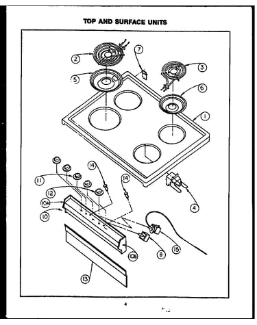 Top and surface units