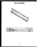 Back rail assembly