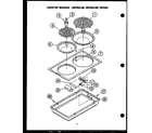 Modern Maid FDU185 cooktop module diagram