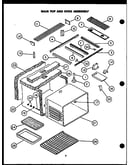 Main top and oven assembly