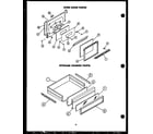 Modern Maid FDU185 oven door parts diagram