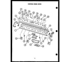 Modern Maid FDU185 control panel parts diagram