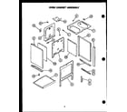 Caloric EHS344-OF oven cabinet assembly (ehs342-of) (ehs344-of) (ehs345-of) (ehs346-of) (ehs360-of) diagram