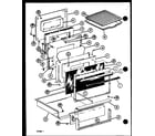 Amana ARE650/P8577205S door and drawer diagram