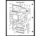 Caloric EKT-396 upper oven parts (ekt-396) diagram