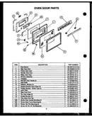 Oven door parts (ekt-396)