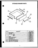 Storage drawer parts (ekt-396)