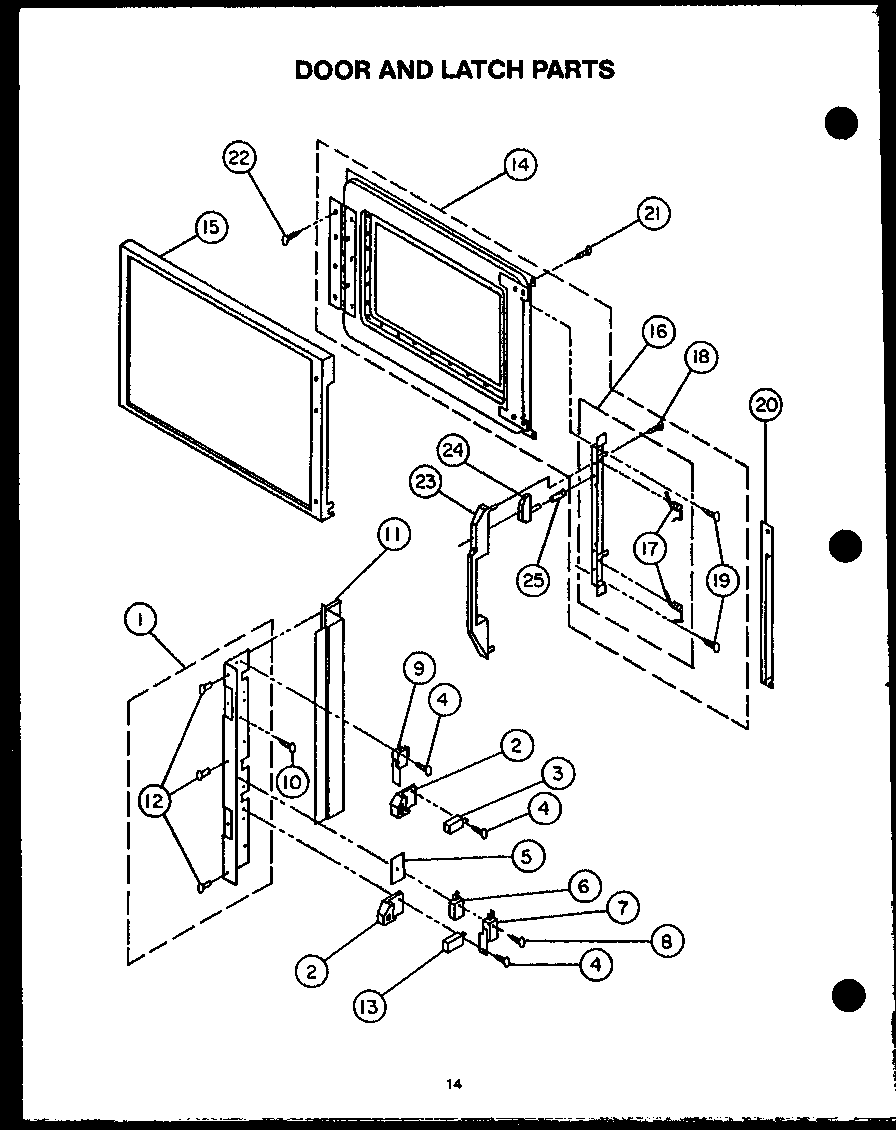 Door and latch parts (ekt-396)