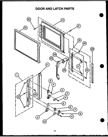 Door and latch parts (ekt-396)