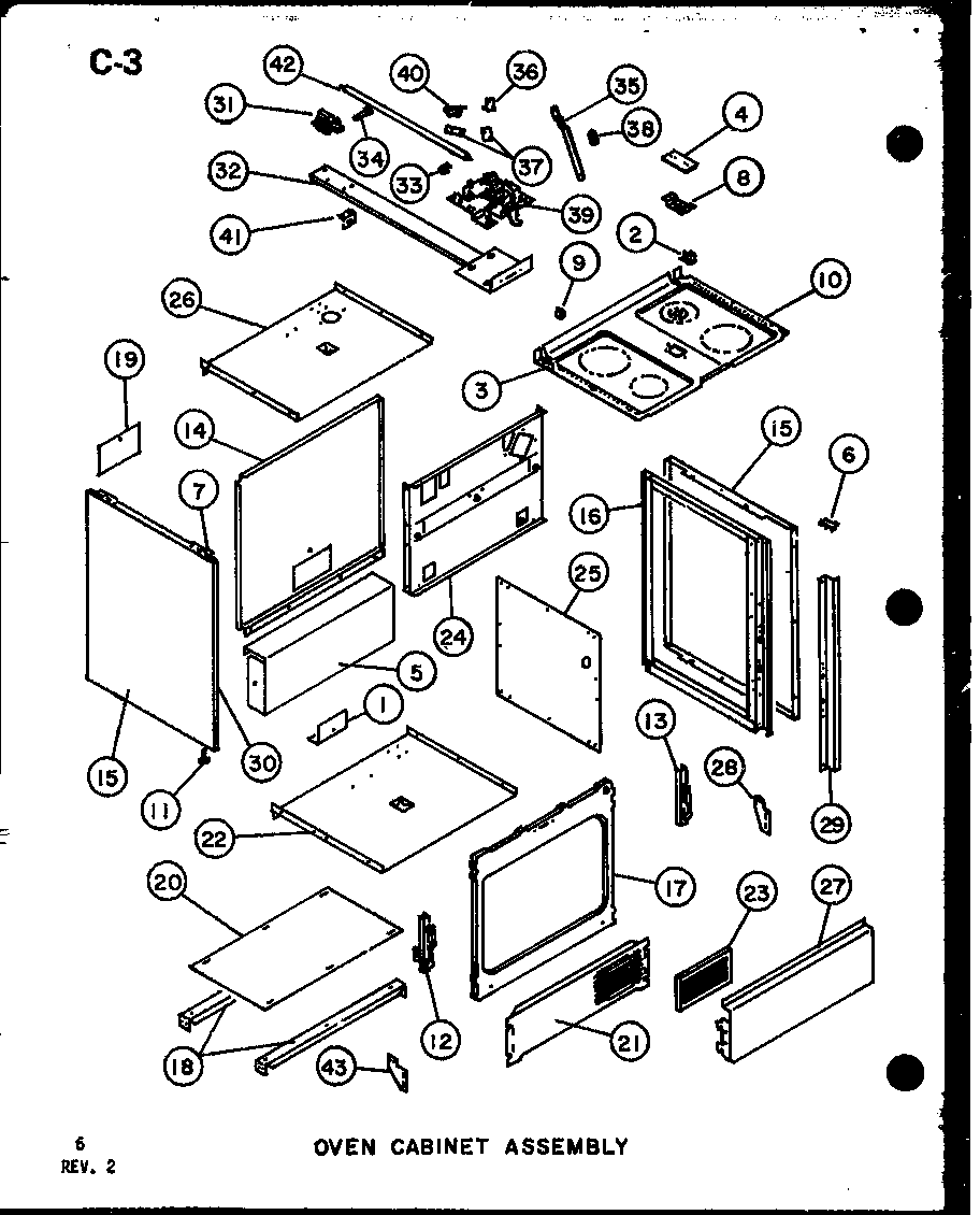Outer cabinet