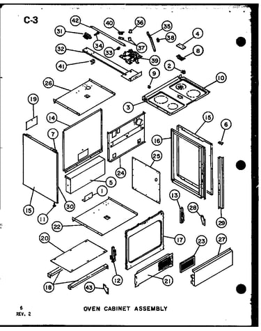 Outer cabinet