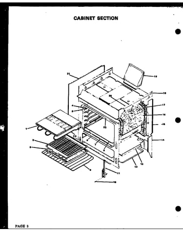 Cabinet section (acu-514) (ccu-514) (hcu-514) (wcu-514) (acu-516) (ccu-516) (hcu-516) (wcu-516) (aeu-516) (ceu-516) (heu-516) (weu-516)