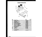 Modern Maid HCU-516C range top section (acu-514) (ccu-514) (hcu-514) (wcu-514) (acu-516) (ccu-516) (hcu-516) (wcu-516) (aeu-516) (ceu-516) (heu-516) (weu-516) diagram