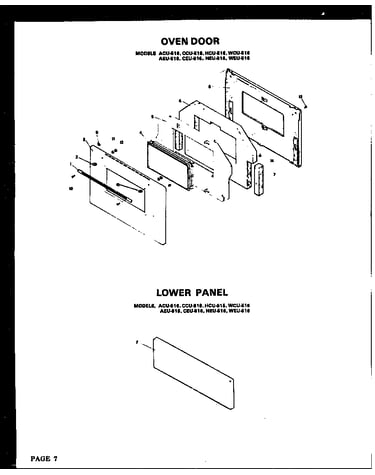 Oven door (acu-516) (ccu-516) (hcu-516) (wcu-516) (aeu-516) (ceu-516) (heu-516) (weu-516)