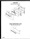 Oven door (acu-514) (ccu-514) (hcu-514) (wcu-514)