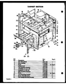 Cabinet section (qdu-838) (qdu-858) (qdu-878)