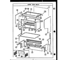 Caloric EJC314 upper oven parts (ehc394) (ejc394) diagram