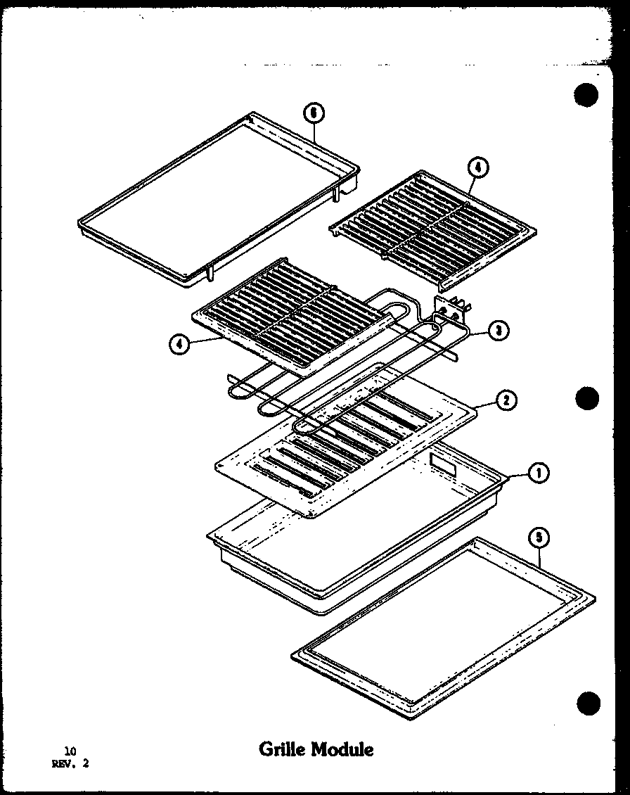 Grille module (cc-6/p27271-6s) (cc-6/p27271-11s)